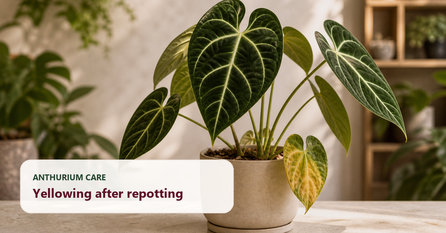 Anthurium Leaves Yellowing After Repotting