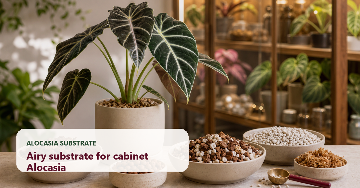 Best Substrate for Alocasia in a Cabinet