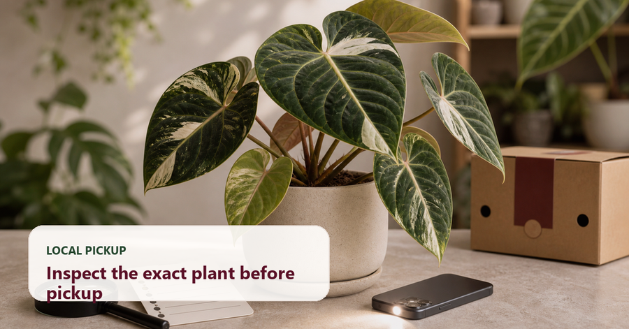 Inspect a Rare Plant Before Local Pickup