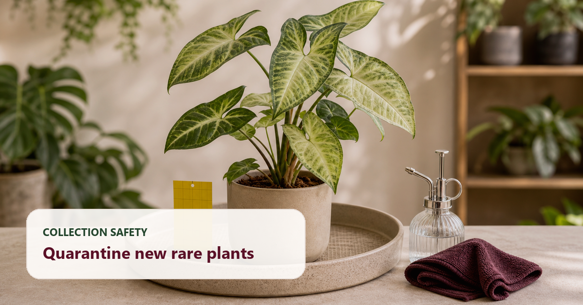 How to Quarantine a New Rare Houseplant